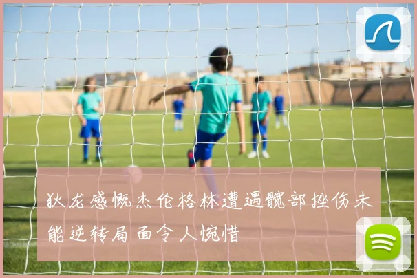狄龙感慨杰伦格林遭遇髋部挫伤未能逆转局面令人惋惜